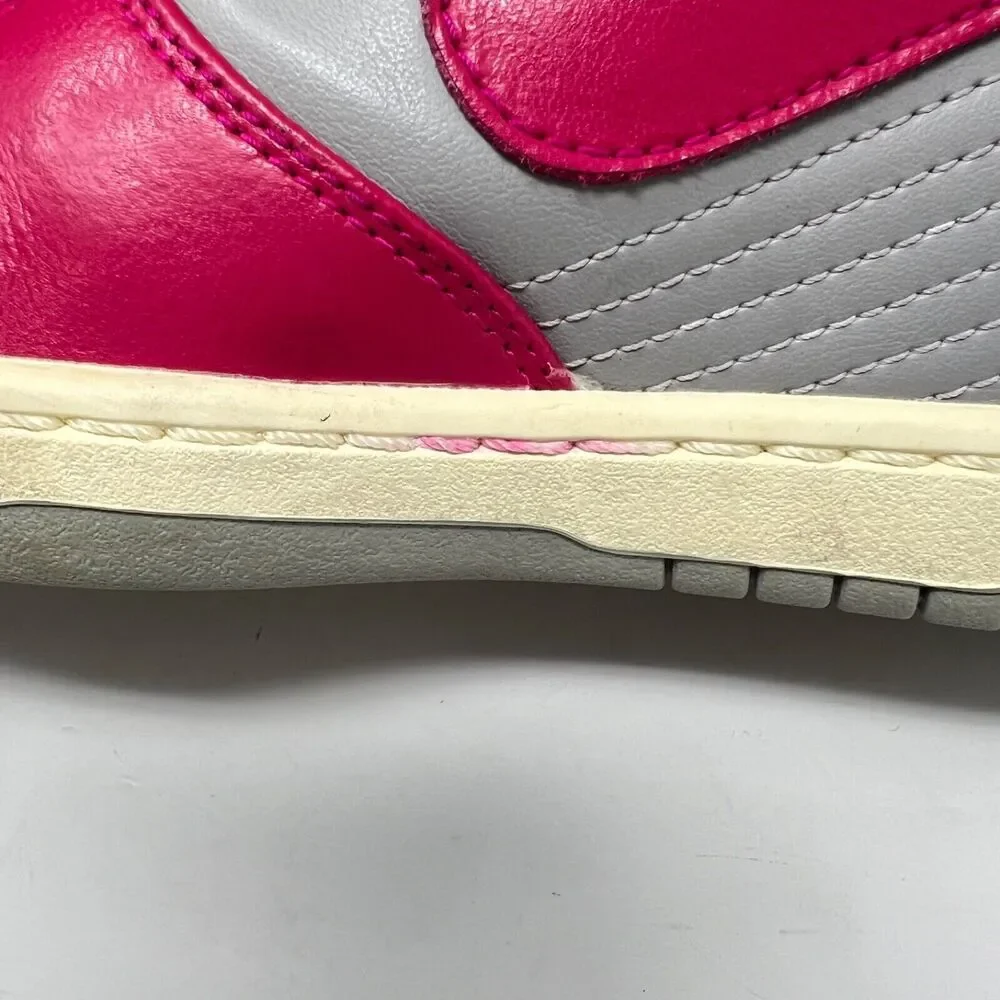 Nike Dunk Sky High Medium Grey Fuchsia 528899-001 2012 Size 9 Hidden Wedge